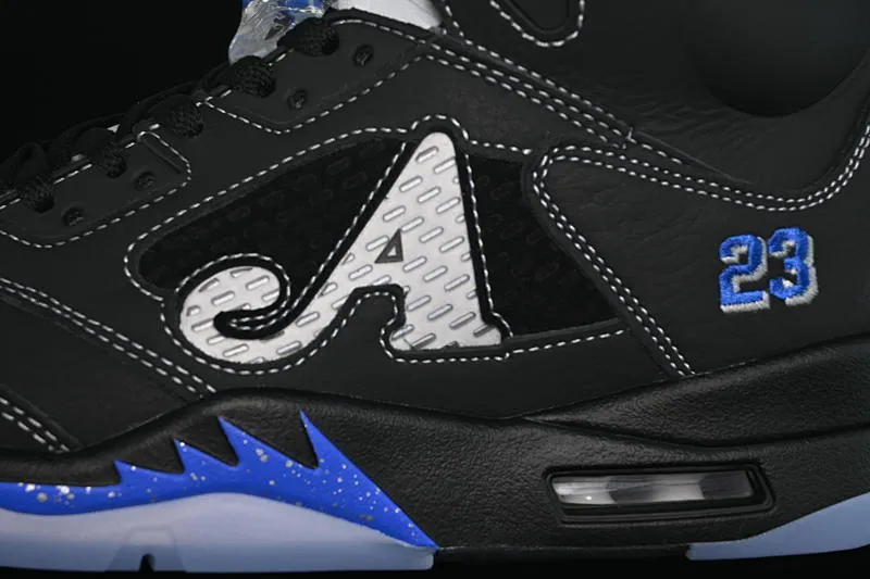 All categories Air Jordan Jordan series basketball shoes Air Jordan 5 OG version Awake NY x Air Jordan 5 "Black Metallic" AJ5 Joe 5 joint model black and gray DV4982-004